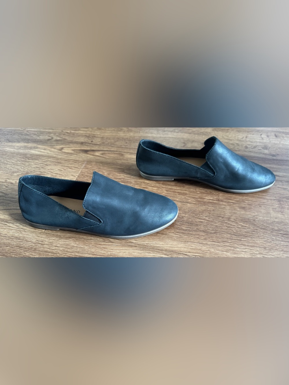 Lucky Brand Black Loafer/Flat faux leather